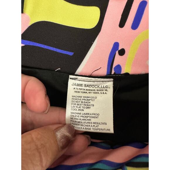 Jamie Sadock Pink Print Skort 14 Golf Tennis Pickleball - Picture 10 of 12